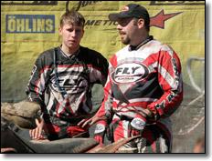 Jarrod McClure  & Harlen Foley - GNCC ATV Racing Podium