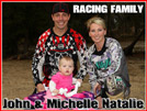 John & Michelle Natalie ATV Motocross Racing Family

