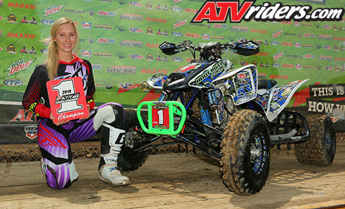 Megan Manshack ATV Motocross Champion
