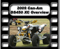 2009 CanAm DS450X XC ATV Overview