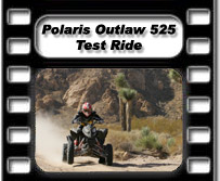 Polaris Outlaw 525 Action Video 