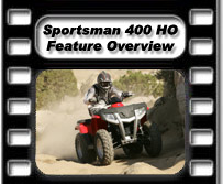 Polaris Sportsman 400  Feature Overview