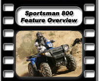 Polaris Sportsman 800  Feature Overview